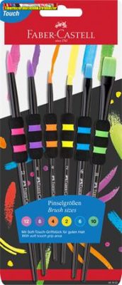 FABER-CASTELL Ecsetkészlet, no. 2-4-6-8-10-12, 
