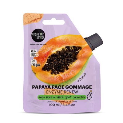 Organic Shop „Enzyme Renew” papayás archámlasztó papainnal, 100 ml