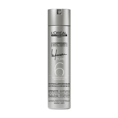 Loreal Infinium Pure Soft hajlakk közepes tartással, 300 ml