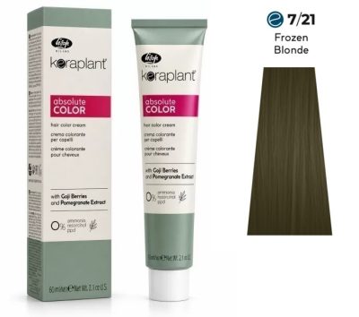 Lisap Keraplant Absolute Color ammónia-, PPD- és rezorcinmentes hajfesték 60ml, 7/21