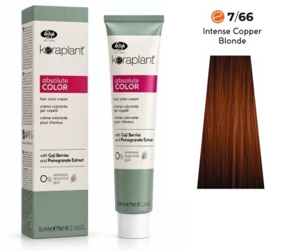 Lisap Keraplant Absolute Color ammónia-, PPD- és rezorcinmentes hajfesték 60ml, 7/66