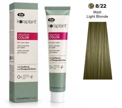 Lisap Keraplant Absolute Color ammónia-, PPD- és rezorcinmentes hajfesték 60ml, 8/82
