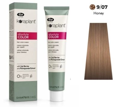 Lisap Keraplant Absolute Color ammónia-, PPD- és rezorcinmentes hajfesték 60ml, 9/07