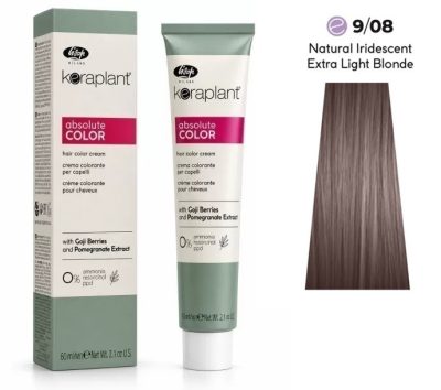 Lisap Keraplant Absolute Color ammónia-, PPD- és rezorcinmentes hajfesték 60ml, 9/08