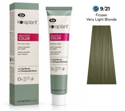 Lisap Keraplant Absolute Color ammónia-, PPD- és rezorcinmentes hajfesték 60ml, 9/21