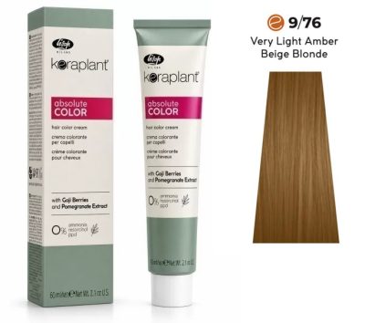 Lisap Keraplant Absolute Color ammónia-, PPD- és rezorcinmentes hajfesték 60ml, 9/76