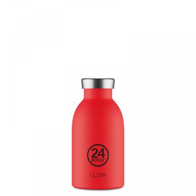 24BOTTLES Clima 330ml rozsdamentes acél termosz, HOT RED