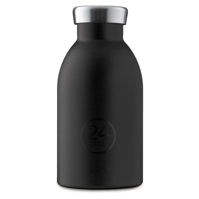 24BOTTLES Clima 330ml rozsdamentes acél termosz, TUXEDO BLACK
