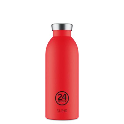 24BOTTLES Clima 500ml rozsdamentes acél termosz, Hot red