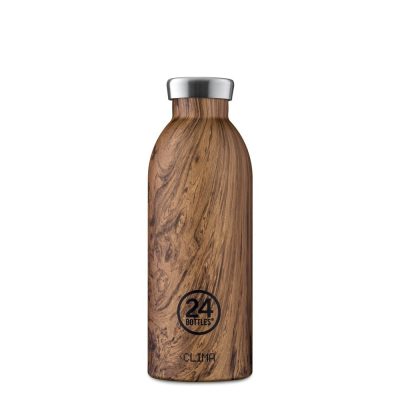 24BOTTLES Clima 500ml rozsdamentes acél termosz, SEQUOIA WOOD