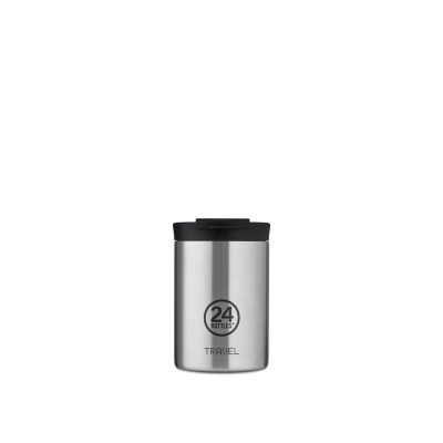 24BOTTLES Travel Tumbler 350ml rozsdamentes acél bögre, Brushed Steel