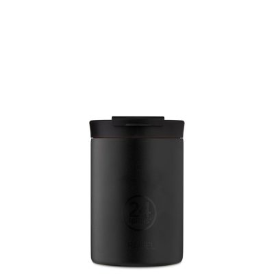 24BOTTLES Travel Tumbler 350ml rozsdamentes acél bögre, Tuxedo black