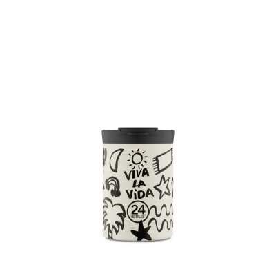 24BOTTLES Travel Tumbler 350ml rozsdamentes acél bögre, Viva la Vida