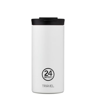 24BOTTLES Travel Tumbler 600ml rozsdamentes acél bögre, Ice White