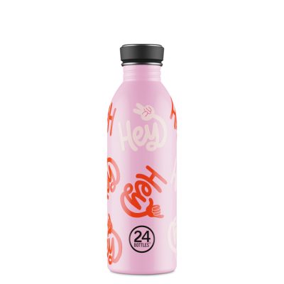 24BOTTLES Urban 500ml rozsdamentes acél kulacs, Hey! Pink