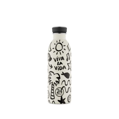 24BOTTLES Urban 500ml rozsdamentes acél kulacs, Viva la Vida
