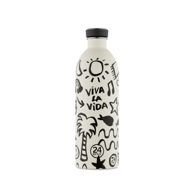 24BOTTLES Urban 1000ml rozsdamentes acél kulacs, Viva la Vida
