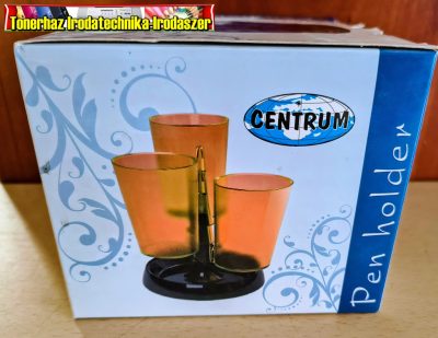 Centrum írószertartó 3 részes forgatható narancssárga (83904) 