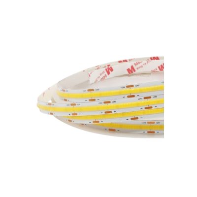 UNIVERSO COB LED szalag DC:24V 324D 10w-840lm/méter 4000k IP20 8mm x 5méter 3év