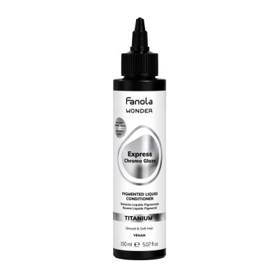 Fanola Wonder Express Chroma Glaze pigmentált hajkondicionáló 150 ml, Titanium