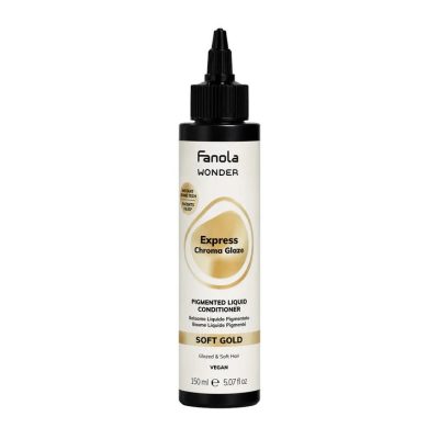 Fanola Wonder Express Chroma Glaze pigmentált hajkondicionáló 150 ml, Soft Gold