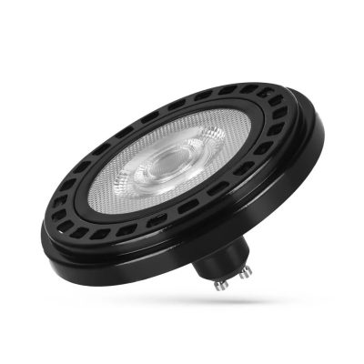 AR111 GU10 LED-fényforrás, 20 W, COB, Természetes fehér, fekete, 5 év garancia