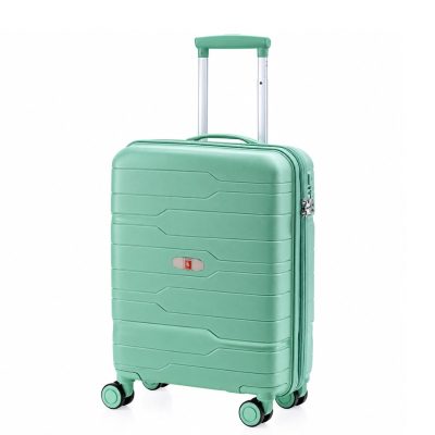  Kabinbőrönd 55x40x20 bővíthető menta boxing Gladiator