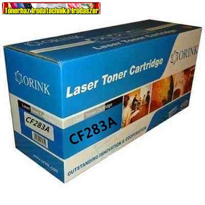Utángyártott CF283A Orink premium toner 1,5K HP nyomtatóhoz