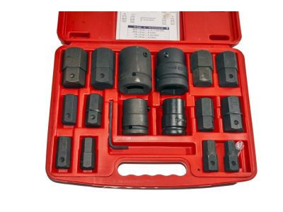 Légkulcsfej készlet, imbusz, metrikus 3/4" és 1", 17 darabos