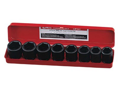 Légkulcsfej készlet, colos, 3/4", 8 darabos