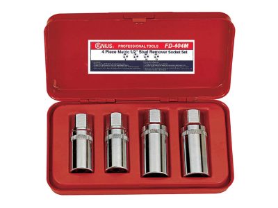 Tőcsavar kiszedő készlet, metrikus 1/2", 4 darabos