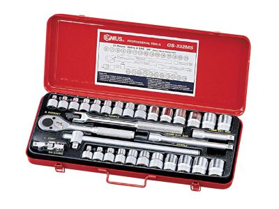 Crowafej készlet, metrikus+colos, 3/8", 32 darabos