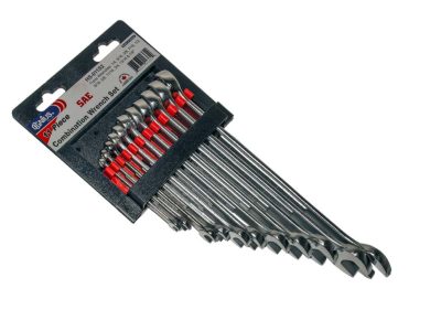 Csillag-villás kulcs készlet, 1/4"-7/8", 11 darabos