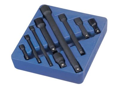 Hosszabbító szár készlet légkulcshoz, 1/4" 3/8" 1/2", 9 darabos