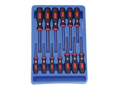 Csavarhúzó készlet, t-torx (külső), 13 darabos