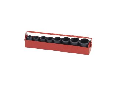 Légkulcsfej készlet, metrikus, 3/8", 8 darabos