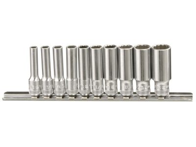 Crowafej készlet, colos, hosszú, 1/4", 10 darabos
