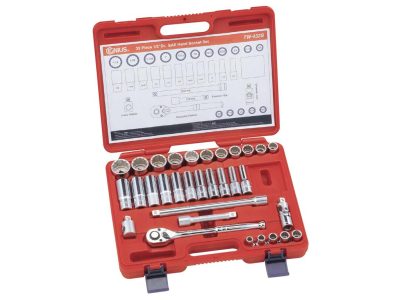 Crowafej készlet, colos, hosszú és normál, 1/2", 32 darabos