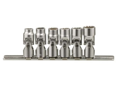 Crowafej készlet, csuklós, colos 1/4", 6 darabos