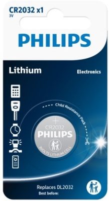 Philips Lithium 2032 B1 gombelem 3V 1 db (20/karton)