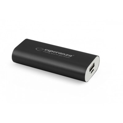 Esperanza Power Bank 4400MAH fekete 