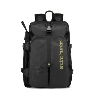 Arctic Hunter fekete laptoptartós Túrahátizsák/Sporttáska