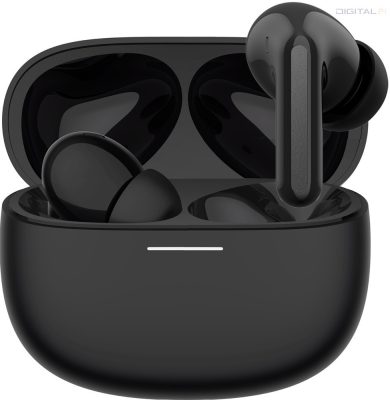 Xiaomi Buds 8 TWS vezeték nélküli fülhallgató mikrofonnal, fekete