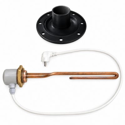 Fűtőbetét 230V 3000W Tesy termosztátos fűtőpatron 1½" azaz 6/4" cekász GUMI TÖMÍTÉSSEL 160–500 literes bojlerekhez és puffer tartályokhoz 3 kW Plug and Play