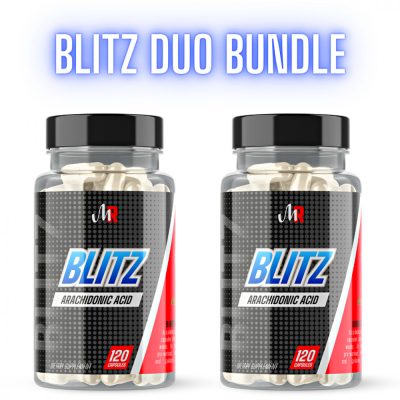 BLITZ DUO BUNDLE - Felfokozott Erő & Nagyobb Izomtömeg - Arachidonsav - 2 Doboz 2 Hónapra - 240 Kapszula