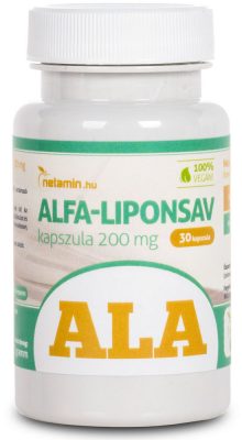 Netamin "Alfa-liponsav" kapszula 200 mg - 30 db