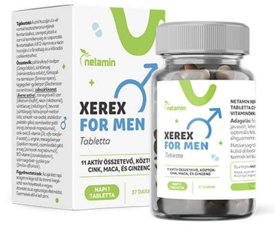 Netamin "Xerex for men" potenciatabletta férfiaknak 37 db