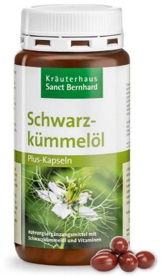 Sanct Bernhard "Feketekömény magolaj Plus" kapszula 180 db