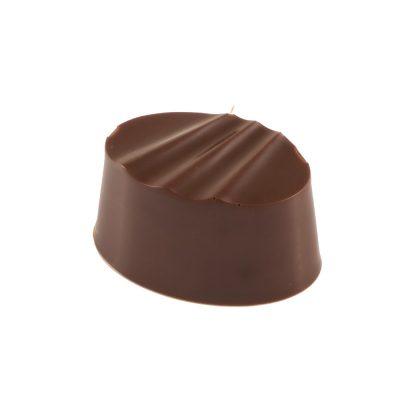 Polikarbonát Mintás Ovális Bonbon Csokoládéforma, MA1907, 275x175 mm