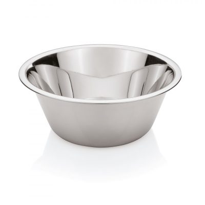Rozsdamentes keverőtál – 12 literes, erős falú, kúpos kialakítás, 36 cm átmérővel